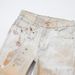 Men's Color Gradient Jeans Distressed Spray Paint Graffiti Loose Straight Leg Wide Leg Trendy Casual Pants_mkmklike.com