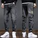 Men's Clothing Loose Elastic Waist, Work Wear, Cuffs, Casual Harem Pants_mkmklike.com