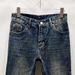 Parisian Vintage-Inspired Couple Jeans – Distressed Washed Denim Pants With Relaxed Bootcut Fit_mkmklike.com