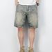 Summer New Style Men's Denim Shorts Thin Loose Fit Korean Trendy High Street Five Point Pants_mkmklike.com