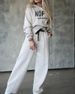 Women's Clothing casual hooded hoodie set of wide-leg pants_mkmklike.com