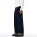 Men's Selvedge Red Trim Raw Denim Jeans Dark Blue Straight Leg Cleanfit Trousers Unisex_mkmklike.com