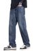 Cross-border Wholesale Spring And Autumn New Loose Straight Washed Jeans Men's American Trendy Brand Retro Wide-leg Casual Trousers_mkmklike.com