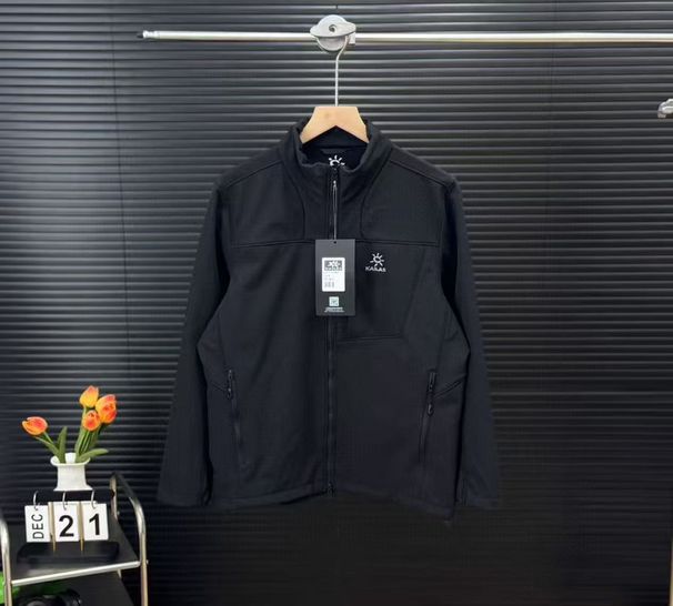 KAILAS Soft Shell Fleece-Lined Outdoor Windproof Waterproof Warm Jacket For Mountaineering Sports Casual Breathable Coat_mkmklike.com