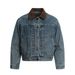 Vintage Washed Denim Jacket - Oversized Boxy Fit Streetwear Denim Coat For Men And Women_mkmklike.com