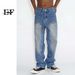 EF JEANS | 2023 Summer New Product Straight Loose And Thin Drape Floor Trousers Versatile Jeans Men And Women_mkmklike.com