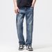 Men's Clothing Street Fashion Loose Straight Trousers Casual Design Wide Leg Pants_mkmklike.com