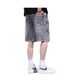 Men's Summer Retro Workwear Trendy Loose Plus Size Denim Sports Shorts Five Point Pants Versatile Casual Clothing_mkmklike.com