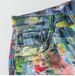 Men's Clothing Color Printing Niche Design High End Palette Ink Painting Jeans Loose Wide Leg Pants Trend_mkmklike.com