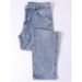 Men's Trendy Stylish Loose Fitting Casual Jeans Straight Leg Slimming Trousers Comfortable All Seasons_mkmklike.com