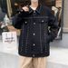 Loom Spring Autumn Denim Jacket European An American High Street Hip Hop Men's Design Sense Niche Ins Heavy Washe Coat_mkmklike.com