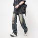 Nordmann Ripped Jeans Men New Spring Autumn Vintage Washed Casual American Street Style Loose Straight Pants_mkmklike.com
