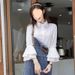 Chicco Denim Overalls For Female Students Korean Version New Loose Slimming Straight Jeans Stylish Shirt Two-Piece Set_mkmklike.com