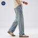 Nordmann Muqiu Clothing | 2025 Summer Thin American Style Tencel Jeans Men's Loose Draped Straight Wide-Leg Pants_mkmklike.com