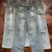 Men's Distressed Paint Splatter Jeans Casual Loose Straight Leg Mid Waist Long Pants Slight Stretch Machine Washable_mkmklike.com