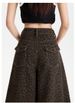 Cheetah Print Wide Leg Jeans For Women - High Waist 70s Vintage Flare Pants With Y2K Streetwear Vibes_mkmklike.com