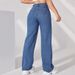 High-Waisted Straight Leg Jeans – Classic Navy, Tailored Fit (XS-5XL)_mkmklike.com
