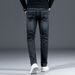 Men's Stretch Straight Jeans Men's Fattened Plus Size Casual Jeans Slim Fit Fashion Business Jeans Men's_mkmklike.com