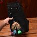 Men's Clothing Fashion Brand Autumn And Winter Jeans For Men With Graffiti Print Elastic Casual Slim Fit Black Pants_mkmklike.com