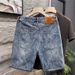 Retro Loose Fitting Cargo Denim Shorts For Men Summer Trendy Style Thin Straight Leg Five Point Pants Cool And Edgy_mkmklike.com