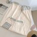 Women's Striped Straight Leg Jeans Long Pants Denim Jeans Relaxed Everyday Wear Versatile Comfortable Feshion Trend_mkmklike.com
