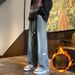 Men's Striped Fleece-Lined Jeans – Oversized Straight Leg Denim Pants With Vintage Wash (M-3XL, Mid-Rise Relaxed Fit)_mkmklike.com