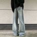Men's Clothing American Retro Loose Wide Leg Daddy Pants Street Trend Casual Straight Trousers_mkmklike.com