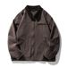 Vintage Washed Detroit Jacket For Men Spring New Japanese Style Loose Corduroy Patchwork Turn-down Collar Coat_mkmklike.com