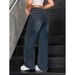 High-Waisted Wide-Leg Jeans For Women - Streetwear Staple With Stretch & Vintage Wash_mkmklike.com