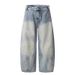 American Vintage Scimitar Jeans Summer 2025 New Patchwork Design Banana Scythe Pants Unisex Trend_mkmklike.com