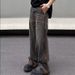 Nordmann European And American Style Retro Washed Rust Color Jeans For Men, Ins Trend Loose Straight High Street Wide Leg Niche_mkmklike.com