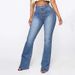 Women's Clothing Women's Jeans Button Patch Pocket Washed Trousers Jeans_mkmklike.com