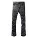 Men's Clothing Jeans Without Stretch Slim Fit Trendy Retro Denim Flared Pants For Men #9305_mkmklike.com
