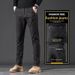 Vintage Washed Straight-Leg Jeans for Men Ice Blue Clean Fit Denim Pants Relaxed Trousers with Drapery Effect_mkmklike.com