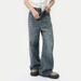 New Product, American High Street Destruction Wind Worn Mopping Washed Jeans_mkmklike.com