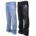 "Men's Classic Straight Fit Jeans - Premium Cotton Denim For Everyday Comfort Men's Clothing_mkmklike.com