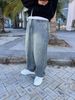 Men's Clothing 2026 Spring New American Retro Washed Whiskered Distressed Straight Leg Jeans Trendy Pants_mkmklike.com