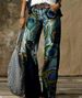 2024 Summer Lightweight Trousers 3D Digital Print Best-Selling Women's Bell-Bottom Pants Dropshipping Available_mkmklike.com