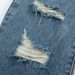 American Style Distressed Jeans For Men Loose Street Fashion Cool Long Washed White Ripped Casual Straight Pants_mkmklike.com