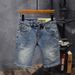 Men's Clothing Men's Summer Thin Denim Shorts Loose Straight Leg Casual Versatile Trendy Five Point Pants For Formal & Casual_mkmklike.com