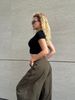 K Retro Style Floor Hugging Curved Knife Loose Casual Wide Leg Jeans_mkmklike.com