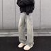 Men's Clothing Men's Street Style Cleanfit Loose Long Pants Versatile Jeans Washed Distressed Splatter Paint_mkmklike.com