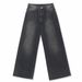Men's Heavy Duty Embroidered Denim Wide Leg Pants - American Retro Street Style Straight Leg Casual Trousers For All Seasons_mkmklike.com
