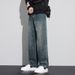 Men's Jeans Men's Summer American Retro New Loose Straight Trendy High Street Versatile Tooling Casual Pants_mkmklike.com