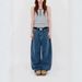 Women's Y2K Straight Leg Denim Jeans Loose Fit Printed Floor Length Trousers Sexy Style Fashion_mkmklike.com