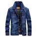 2026 Fashion Wintercoat Cowboy Outerwear Men's Cotton Lapel Long Sleeve Single-Breasted Thick Keep Warm Fleece Denim Jacket M-6XL_mkmklike.com