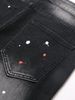 Men's Retro Workwear Jeans – Slim Fit Stretch Denim Pants For Motorcycle & Street Fashion_mkmklike.com