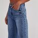 Women's High Waist Wide Leg Jeans - Vintage Washed Denim Pants For Casual & Street Style_mkmklike.com