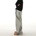Unisex Distressed Denim Jeans - Loose Straight Leg Workwear Pants With Vintage Grunge Style_mkmklike.com