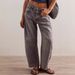 Women’s Loose Fit Wide Leg Jeans – Mid-Low Waist Washed Denim Pants In Greyish/Bluish/Dark Blue/Black (XS-XL)_mkmklike.com